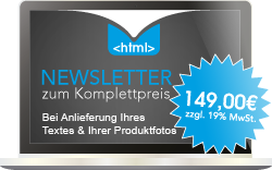 Angebot Newsletter-Erstellung